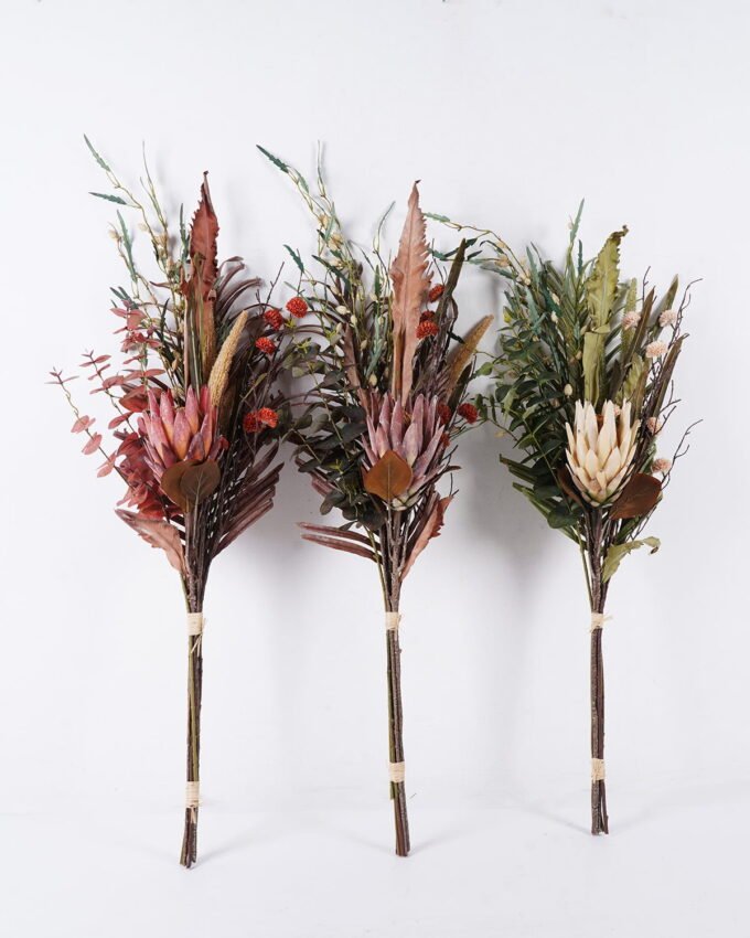 Artificial Flower 31*10*115cm Protea cynaroides Setaria viridis bundle GS-37526012 2026Jul 3,000+ sqm showroom with thousands of artificial flowers, plants & trees ready for global sourcing.