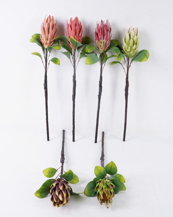 Artificial Flower 18*7*67cm Protea cynaroides single stem GS-59026001 2026Aug 3,000+ sqm showroom with thousands of artificial flowers, plants & trees ready for global sourcing.