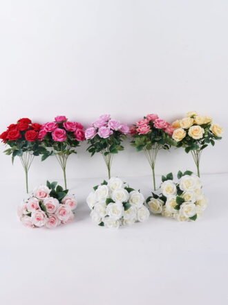 Artificial Flower 32*15*48cm Rose *12 bush GS-00526020DUP-C1 2026Jun 3,000+ sqm showroom with thousands of artificial flowers, plants & trees ready for global sourcing.