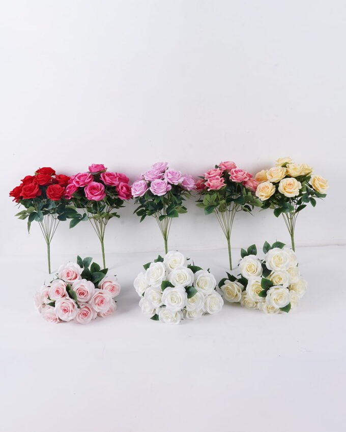 Artificial Flower 32*15*48cm Rose *12 bush GS-00526020DUP 2026Jun 3,000+ sqm showroom with thousands of artificial flowers, plants & trees ready for global sourcing.