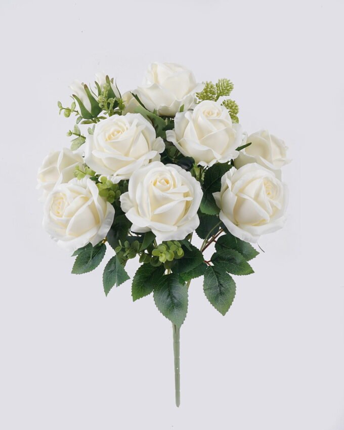 Artificial Flower Rose 12 bush GS-00526021DUP-W1_4 Artificial Flower 28*20*48cm Rose *12 bush GS-00526021DUP-W1 2026Jun 3,000+ sqm showroom with thousands of artificial flowers, plants & trees ready for global sourcing.