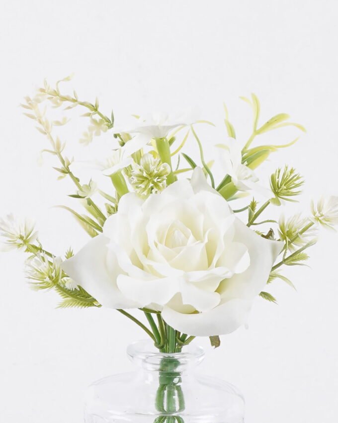 Artificial Flower 12*11*22cm Rose in glass ware GS-16826007 2026Jul 3,000+ sqm showroom with thousands of artificial flowers, plants & trees ready for global sourcing.