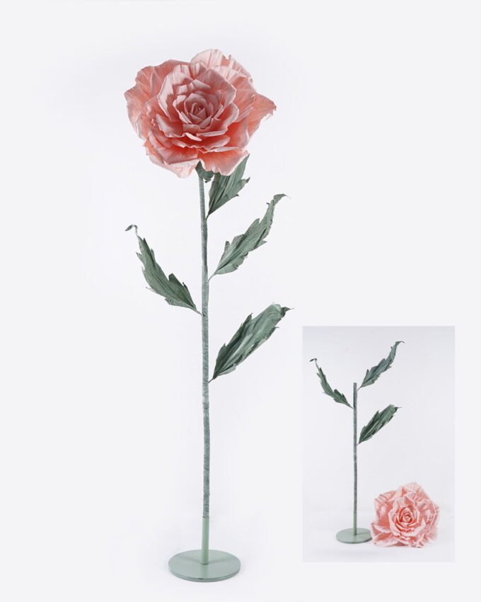 Artificial Flower Rose in iron plate GS-76126001_4 Artificial Flower 50*38*150cm Rose in iron plate GS-76126001 2026Aug 3,000+ sqm showroom with thousands of artificial flowers, plants & trees ready for global sourcing.