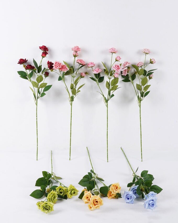 Artificial Flower 19*5*66cm Rose single stem GS-74226010 2026Aug 3,000+ sqm showroom with thousands of artificial flowers, plants & trees ready for global sourcing.