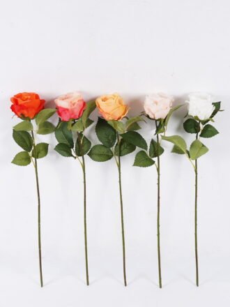Artificial Flower 10*6*53cm Rose single stem/moist real touch GS-35026002-P1 2026Jul 3,000+ sqm showroom with thousands of artificial flowers, plants & trees ready for global sourcing.
