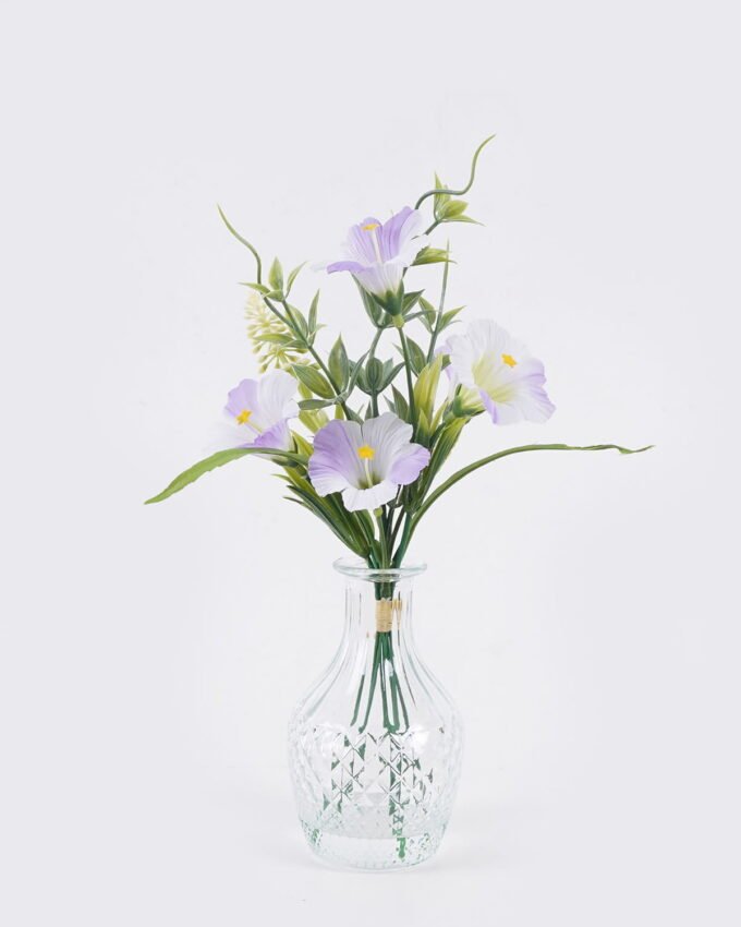 Artificial Flower 13*10*29cm Ruellia elegans in glass ware GS-16826004 2026Jul 3,000+ sqm showroom with thousands of artificial flowers, plants & trees ready for global sourcing.