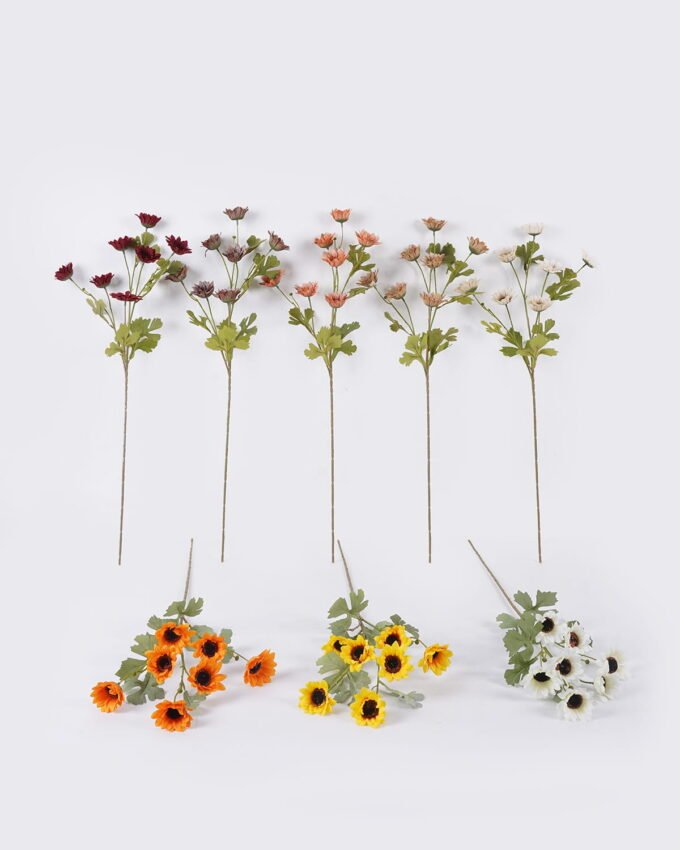 Artificial Flower 14*5*73cm Sunflower *7 single stem GS-58826002 2026Aug 3,000+ sqm showroom with thousands of artificial flowers, plants & trees ready for global sourcing.