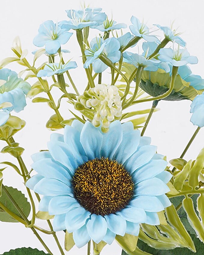 Artificial Flower 16*10*31cm Sunflower & Daisy bush*7 GS-74226004-RST 2026Aug 3,000+ sqm showroom with thousands of artificial flowers, plants & trees ready for global sourcing.