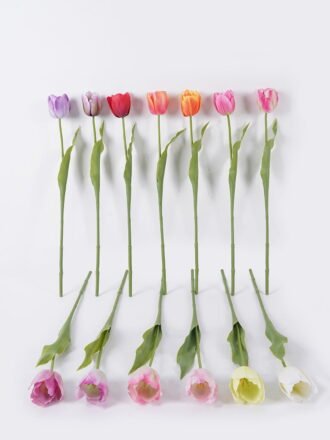 Artificial Flower 11*6*61cm Tulip single stem/real touch GS-68626006-O2 2026Aug 3,000+ sqm showroom with thousands of artificial flowers, plants & trees ready for global sourcing.