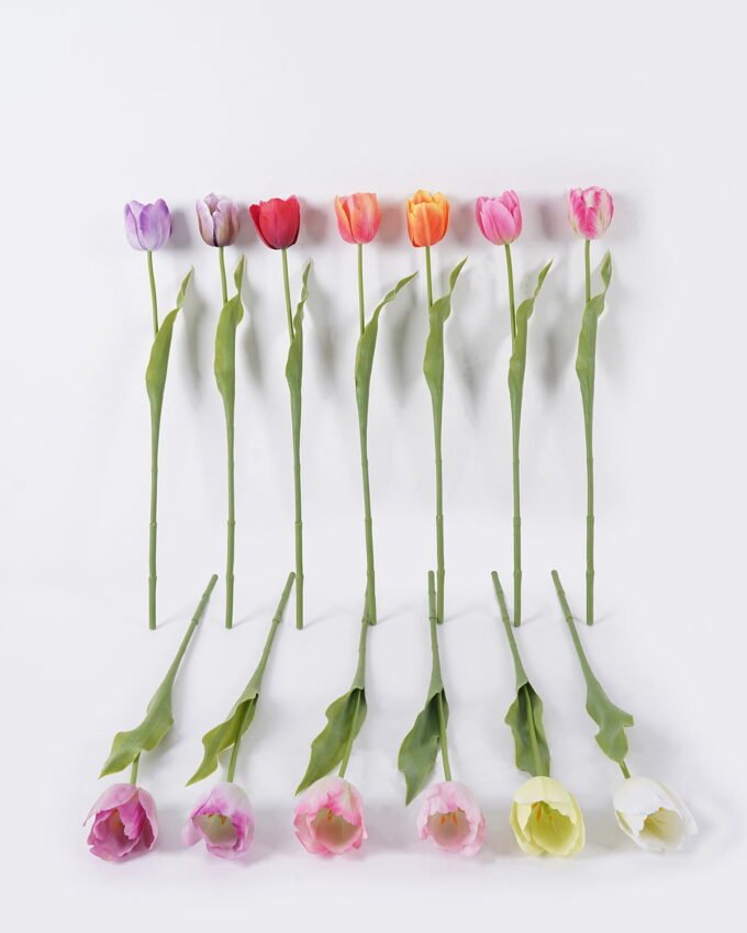 Artificial Flower 11*6*61cm Tulip single stem/real touch GS-68626006 2026Aug 3,000+ sqm showroom with thousands of artificial flowers, plants & trees ready for global sourcing.