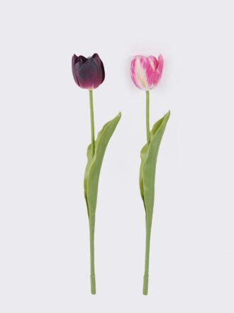 Artificial Flower 8*4*41cm Tulip single stem/real touch GS-68626012 2026Aug 3,000+ sqm showroom with thousands of artificial flowers, plants & trees ready for global sourcing.