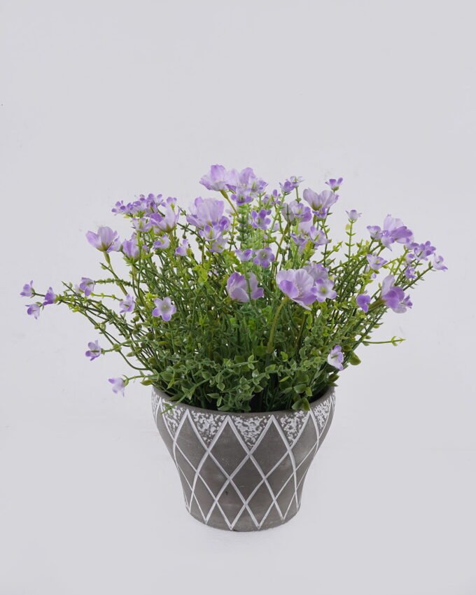 Artificial Flower Wild flower in Cement pot GS-03326113_4 Artificial Flower 32*32*30cm Wild flower in Cement pot GS-03326113 2026Jun 3,000+ sqm showroom with thousands of artificial flowers, plants & trees ready for global sourcing.