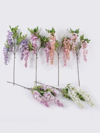 Artificial Flower 43*7*95cm Wistaria *3 single stem GS-68126001-P2 2026Aug 3,000+ sqm showroom with thousands of artificial flowers, plants & trees ready for global sourcing.
