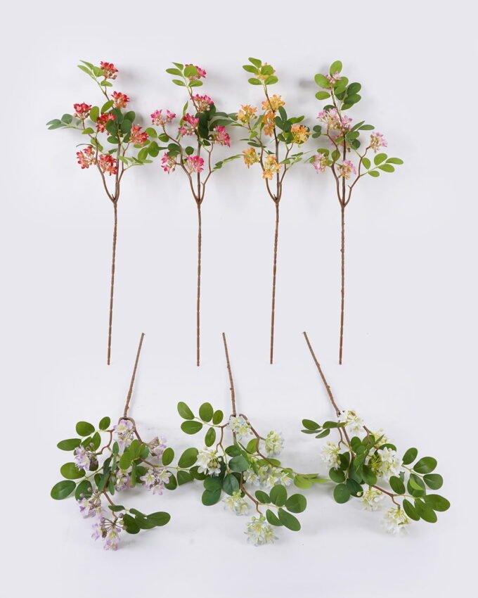 Artificial Flower 22*10*74cm locust flower *7 single stem GS-84426005 2026SEP 3,000+ sqm showroom with thousands of artificial flowers, plants & trees ready for global sourcing.