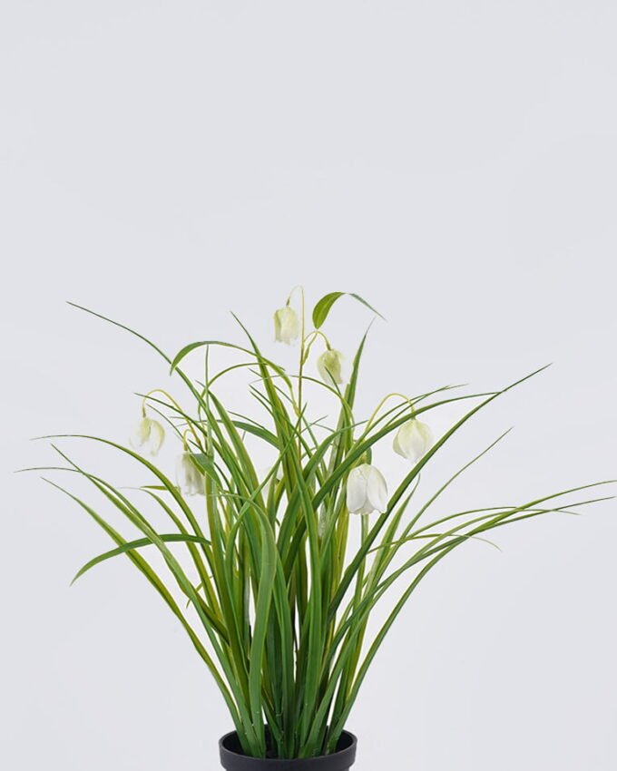 Artificial Flower 30*27*57m Sichuan fritillaria  in PP pot GS-39126005-W1 2026Jul 3,000+ sqm showroom with thousands of artificial flowers, plants & trees ready for global sourcing.