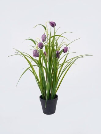 Artificial Flower 30*27*57m Sichuan fritillaria  in PP pot GS-39126005-W1 2026Jul 3,000+ sqm showroom with thousands of artificial flowers, plants & trees ready for global sourcing.