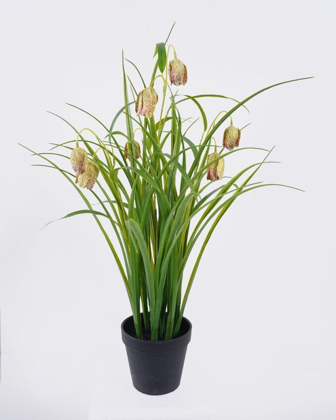 Artificial Flower m Sichuan fritillaria in PP pot GS-39126005_5 Artificial Flower 30*27*57m Sichuan fritillaria in PP pot GS-39126005 2026Jul 3,000+ sqm showroom with thousands of artificial flowers, plants & trees ready for global sourcing.