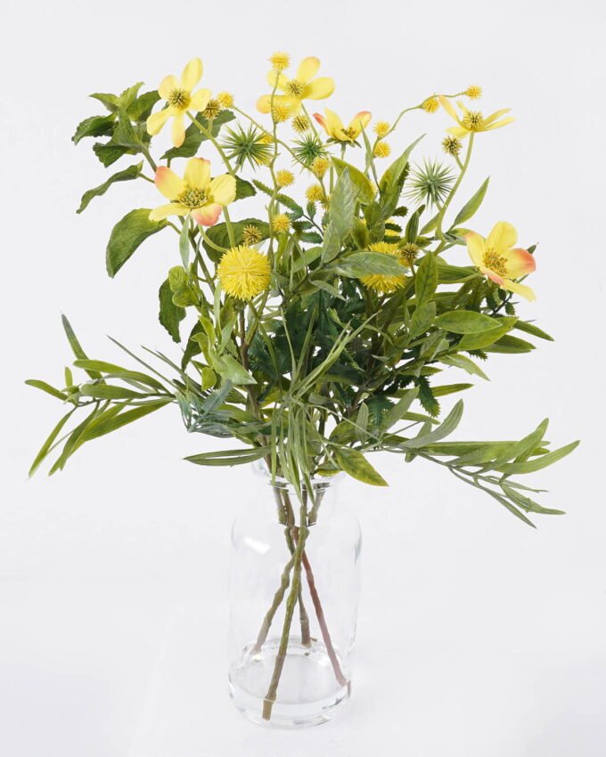 Artificial Flower 16*9*40cm peppermint leaf in glass GS-77326009 2026Aug 3,000+ sqm showroom with thousands of artificial flowers, plants & trees ready for global sourcing.