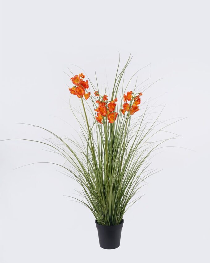Artificial Grass Bellflower PVC grass in PP pot GS-03326111_3 Artificial Grass 60*60*80cm Bellflower PVC grass in PP pot GS-03326111 2026Jun 3,000+ sqm showroom with thousands of artificial flowers, plants & trees ready for global sourcing.