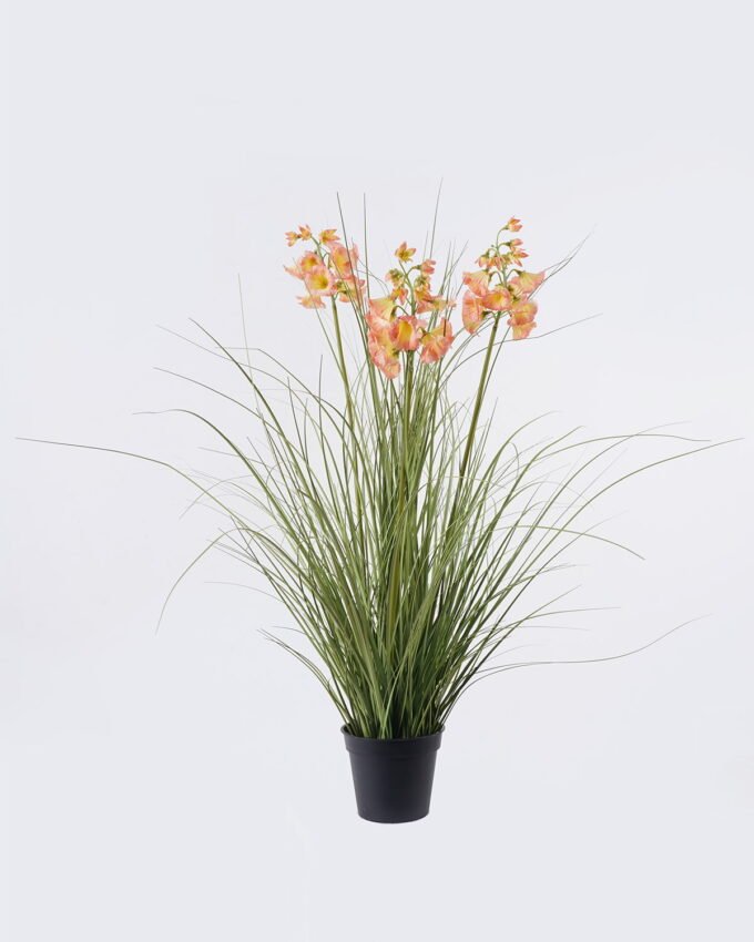 Artificial Grass Bellflower PVC grass in PP pot GS-03326111_4 Artificial Grass 60*60*80cm Bellflower PVC grass in PP pot GS-03326111 2026Jun 3,000+ sqm showroom with thousands of artificial flowers, plants & trees ready for global sourcing.