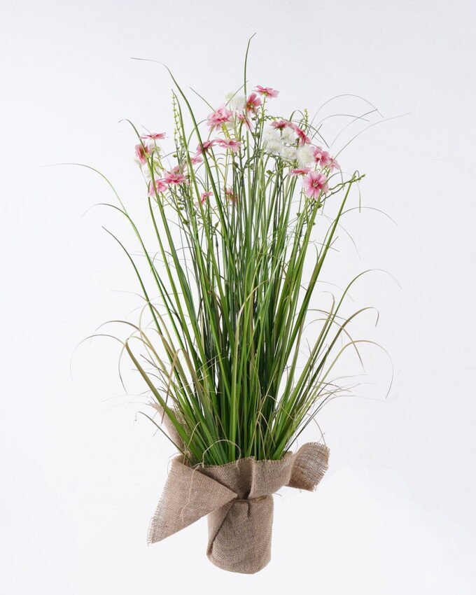 Artificial Grass 33*19*89cm Chrysanthemum Grass in linen GS-29426014 2026Jul 3,000+ sqm showroom with thousands of artificial flowers, plants & trees ready for global sourcing.