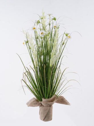 Artificial Grass 30*18*64cm Chrysanthemum Grass in linen GS-29426015 2026Jul 3,000+ sqm showroom with thousands of artificial flowers, plants & trees ready for global sourcing.