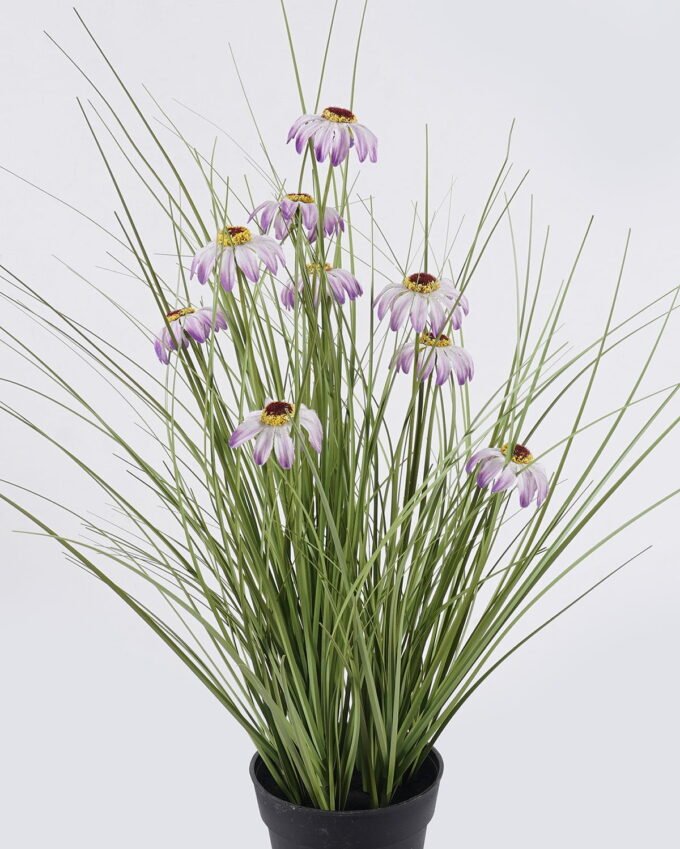 Artificial Grass Echinacea PVC Grass in PP pot GS-03326084-Z1_2 Artificial Grass 40*40*42cm Echinacea PVC Grass in PP pot GS-03326084-Z1 2026Jun 3,000+ sqm showroom with thousands of artificial flowers, plants & trees ready for global sourcing.