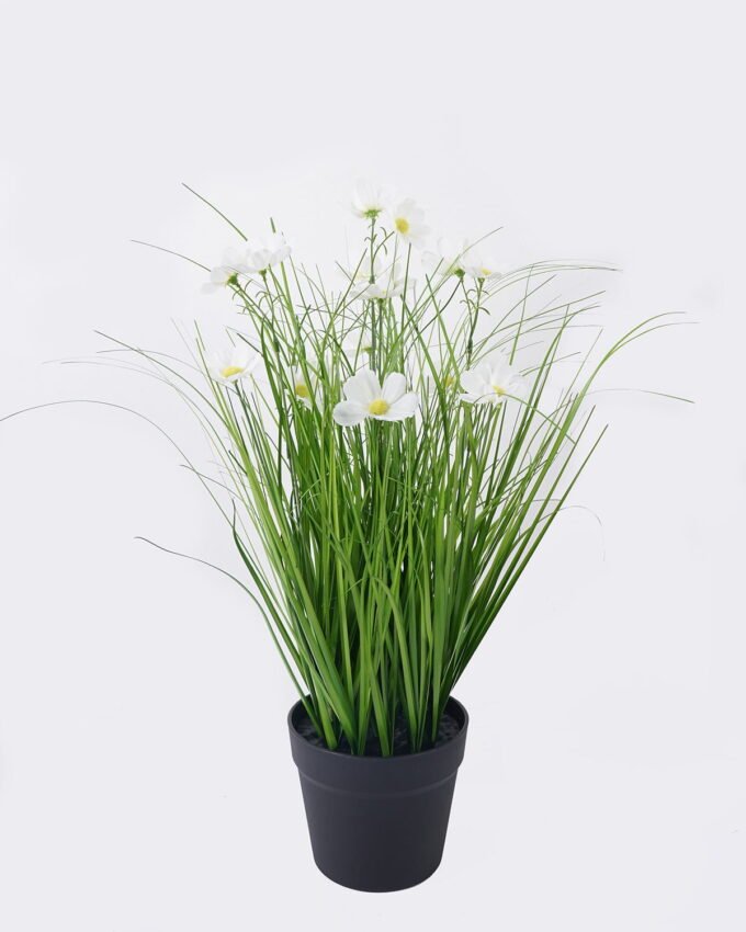 Artificial Grass 35*35*58cm Flower in PP pot GS-29425031-PVC-W1 2026Jul 3,000+ sqm showroom with thousands of artificial flowers, plants & trees ready for global sourcing.