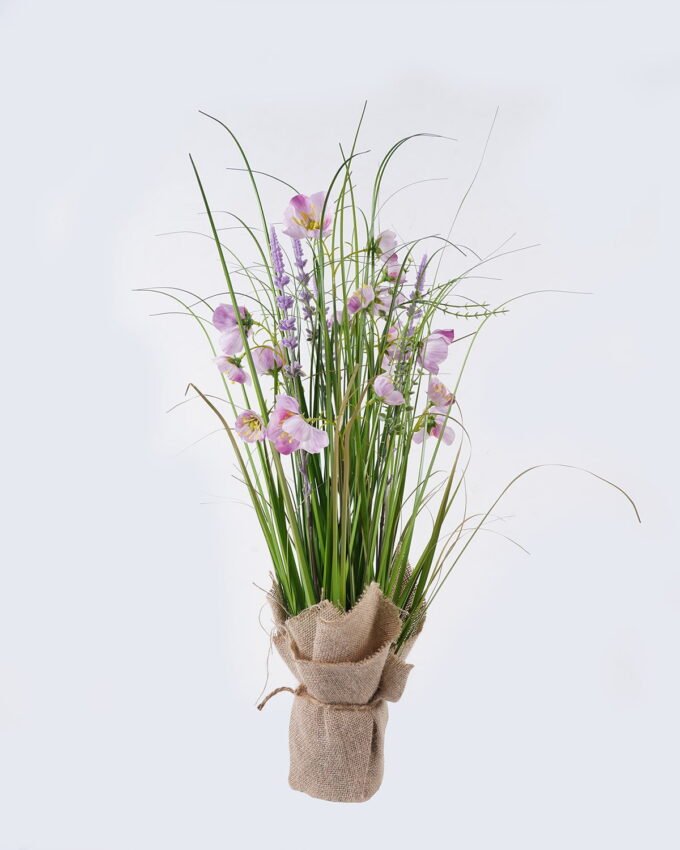 Artificial Grass 25*13*64cm Frangipani Grass in linen GS-29426036 2026Jul 3,000+ sqm showroom with thousands of artificial flowers, plants & trees ready for global sourcing.