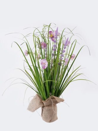 Artificial Grass 25*13*64cm Frangipani Grass in linen GS-29426036 2026Jul 3,000+ sqm showroom with thousands of artificial flowers, plants & trees ready for global sourcing.