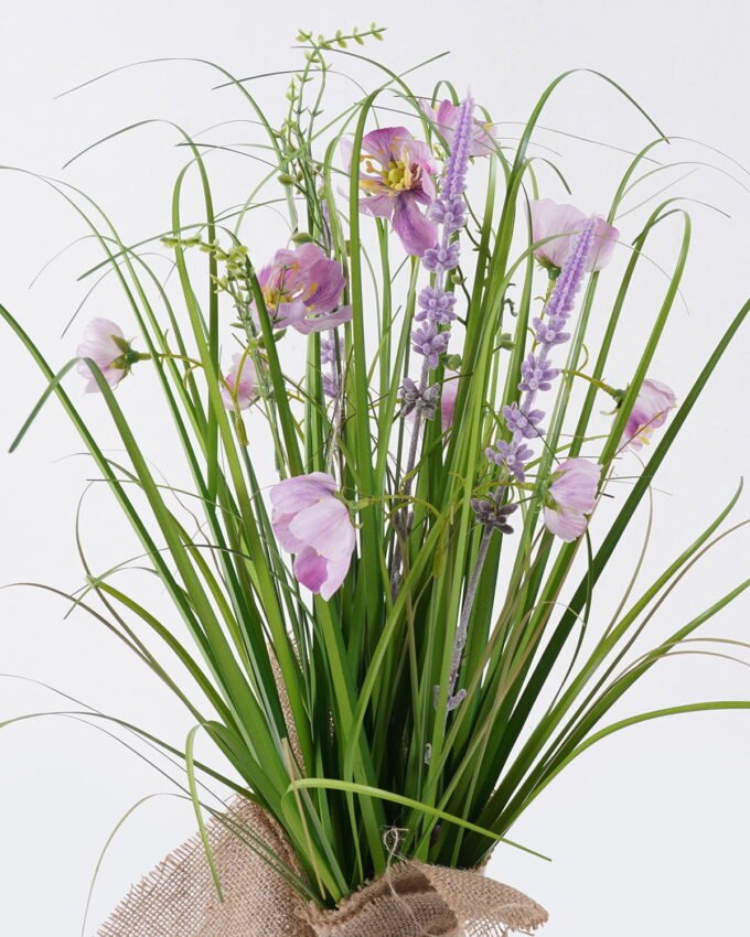 Artificial Grass 23*15*51cm Frangipani Grass in linen GS-29426037 2026Jul 3,000+ sqm showroom with thousands of artificial flowers, plants & trees ready for global sourcing.