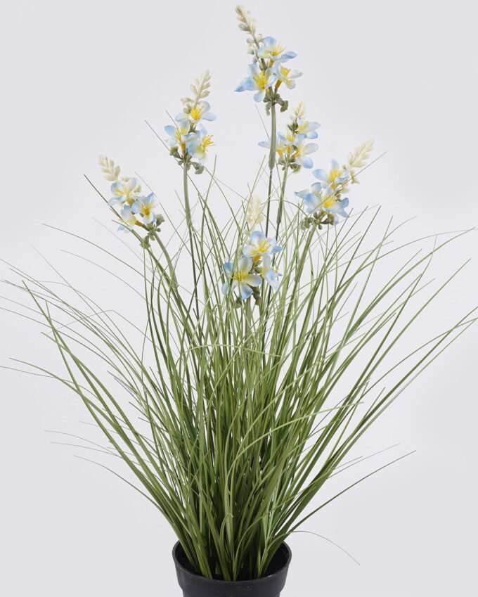 Artificial Grass Hyacinth PVC Grass in PP pot GS-03326086-B1_2 Artificial Grass 40*40*52cm Hyacinth PVC Grass in PP pot GS-03326086-B1 2026Jun 3,000+ sqm showroom with thousands of artificial flowers, plants & trees ready for global sourcing.