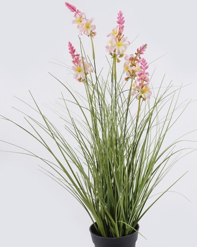 Artificial Grass 40*40*52cm Hyacinth  PVC Grass in PP pot GS-03326086-P1 2026Jun 3,000+ sqm showroom with thousands of artificial flowers, plants & trees ready for global sourcing.