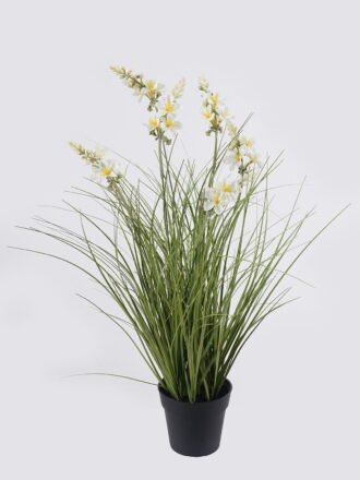 Artificial Grass 40*40*52cm Hyacinth  PVC Grass in PP pot GS-03326086-Y1 2026Jun 3,000+ sqm showroom with thousands of artificial flowers, plants & trees ready for global sourcing.
