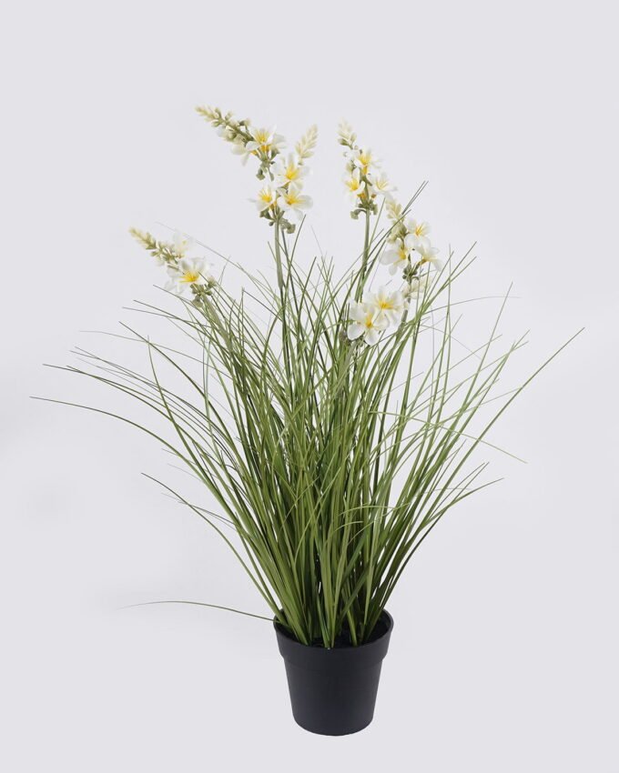 Artificial Grass 40*40*52cm Hyacinth  PVC Grass in PP pot GS-03326086-W1 2026Jun 3,000+ sqm showroom with thousands of artificial flowers, plants & trees ready for global sourcing.
