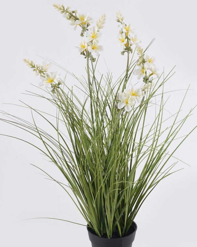 Artificial Grass 40*40*52cm Hyacinth  PVC Grass in PP pot GS-03326086-W1 2026Jun 3,000+ sqm showroom with thousands of artificial flowers, plants & trees ready for global sourcing.