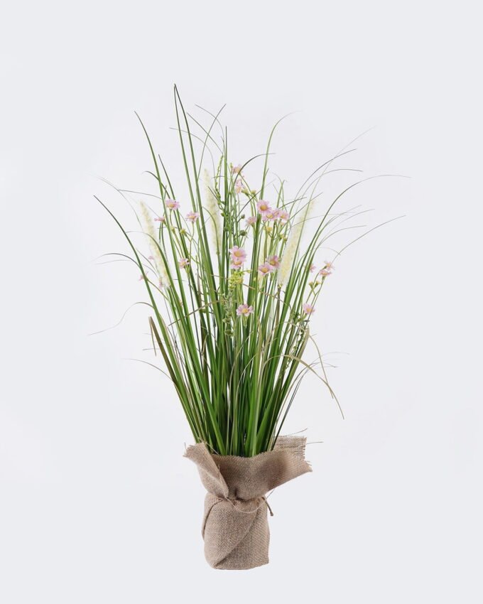 Artificial Grass 27*15*64cm Wildflower Grass in linen GS-29426033 2026Jul 3,000+ sqm showroom with thousands of artificial flowers, plants & trees ready for global sourcing.