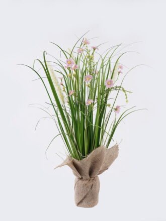Artificial Grass 27*15*64cm Wildflower Grass in linen GS-29426033 2026Jul 3,000+ sqm showroom with thousands of artificial flowers, plants & trees ready for global sourcing.