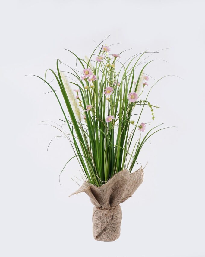 Artificial Grass 23*15*51cm Wildflower Grass in linen GS-29426034 2026Jul 3,000+ sqm showroom with thousands of artificial flowers, plants & trees ready for global sourcing.
