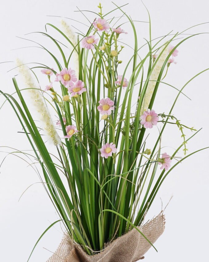 Artificial Grass 23*15*51cm Wildflower Grass in linen GS-29426034 2026Jul 3,000+ sqm showroom with thousands of artificial flowers, plants & trees ready for global sourcing.