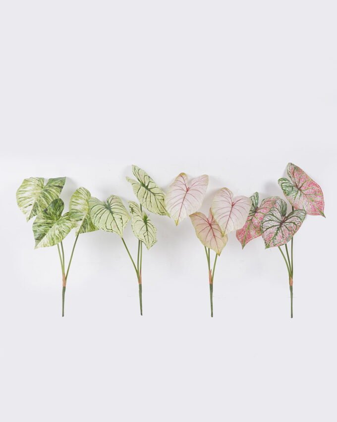 Artificial Plant 20*8*55cm Alocasia *3 single stem GS-83526005 2026SEP 3,000+ sqm showroom with thousands of artificial flowers, plants & trees ready for global sourcing.