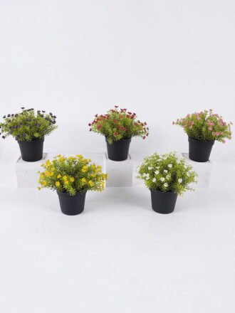 Artificial Plant 30*18*42cm Soybean Leaf *50 in PP pot GS-59126005 2026Aug 3,000+ sqm showroom with thousands of artificial flowers, plants & trees ready for global sourcing.