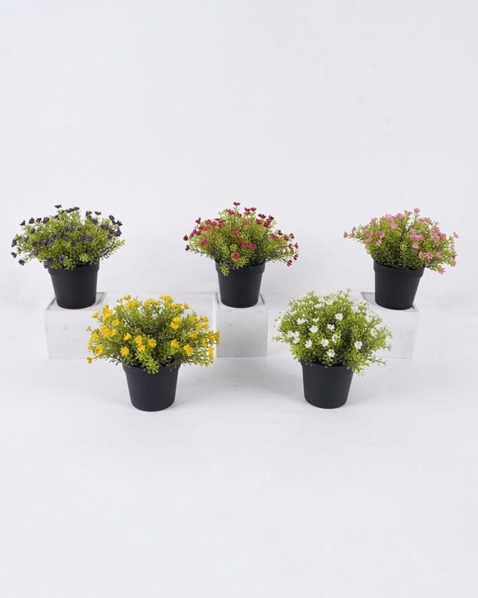 Artificial Plant 18*18*20cm Anise herb in PP pot GS-59126006 2026Aug 3,000+ sqm showroom with thousands of artificial flowers, plants & trees ready for global sourcing.