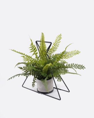 Artificial Fern Plant Wild Fern with Triangular Leaves, Decorative Iron Frame Potted Greenery GS-48126015-UV 2026Aug 3,000+ sqm showroom with thousands of artificial flowers, plants & trees ready for global sourcing. Artificial Fern Plant Wild Fern with Triangular Leaves, Decorative Iron Frame Potted Greenery GS-48126015-UV 2026Aug 3,000+ sqm showroom with thousands of artificial flowers, plants & trees ready for global sourcing.