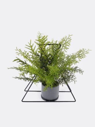 Artificial Fern Plant  with Triangular Leaves Decorative Iron Work Potted Greenery GS-48126018-UV 2026Aug 3,000+ sqm showroom with thousands of artificial flowers, plants & trees ready for global sourcing.