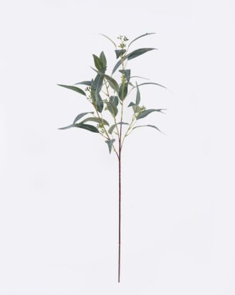 Artificial Plant 34*14*83cm Dutch eucalyptus leaves with fruits single stem GS-43126013 2026Jul 3,000+ sqm showroom with thousands of artificial flowers, plants & trees ready for global sourcing.