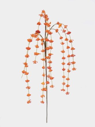 Artificial Flower 40*4*114cm Peach blossom *3  single stem GS-83726003 2026SEP 3,000+ sqm showroom with thousands of artificial flowers, plants & trees ready for global sourcing.