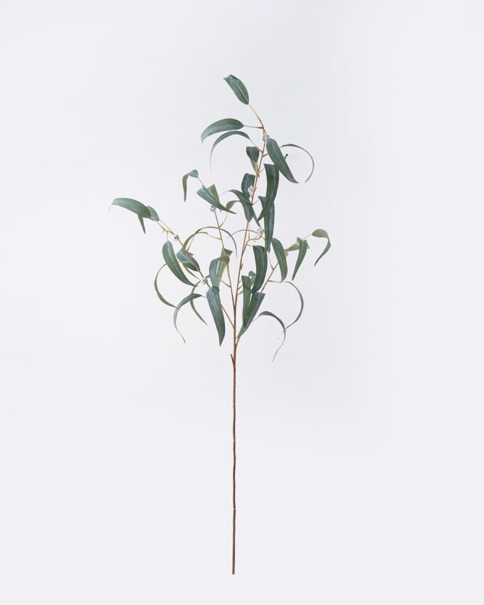 Artificial Plant 14*13*102.5cm Large curved-leaf eucalyptus with fruits single stem GS-43126005 2026Jul 3,000+ sqm showroom with thousands of artificial flowers, plants & trees ready for global sourcing.