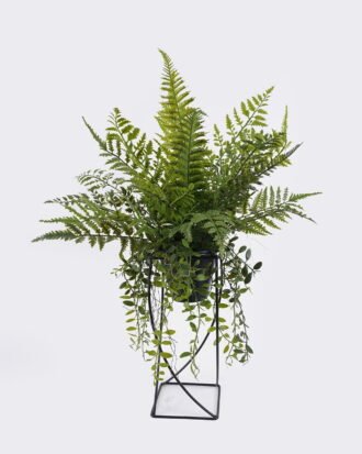 Artificial Fern Plant Mixed Fern Leaves with Circular Iron Frame Potted Greenery GS-48126007-UV 2026Aug 3,000+ sqm showroom with thousands of artificial flowers, plants & trees ready for global sourcing. Artificial Fern Plant Mixed Fern Leaves with Circular Iron Frame Potted Greenery GS-48126007-UV 2026Aug 3,000+ sqm showroom with thousands of artificial flowers, plants & trees ready for global sourcing.