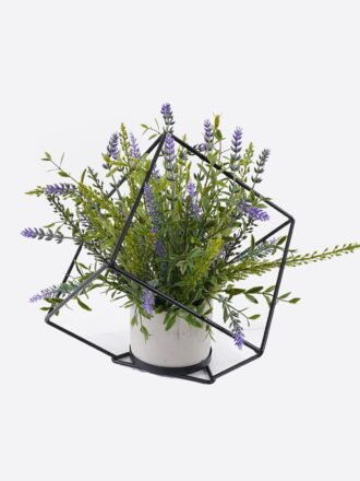 Artificial Plant  Moon-Shaped Iron Frame with Decorative Potted Greenery GS-48126012-UV 2026Aug 3,000+ sqm showroom with thousands of artificial flowers, plants & trees ready for global sourcing.